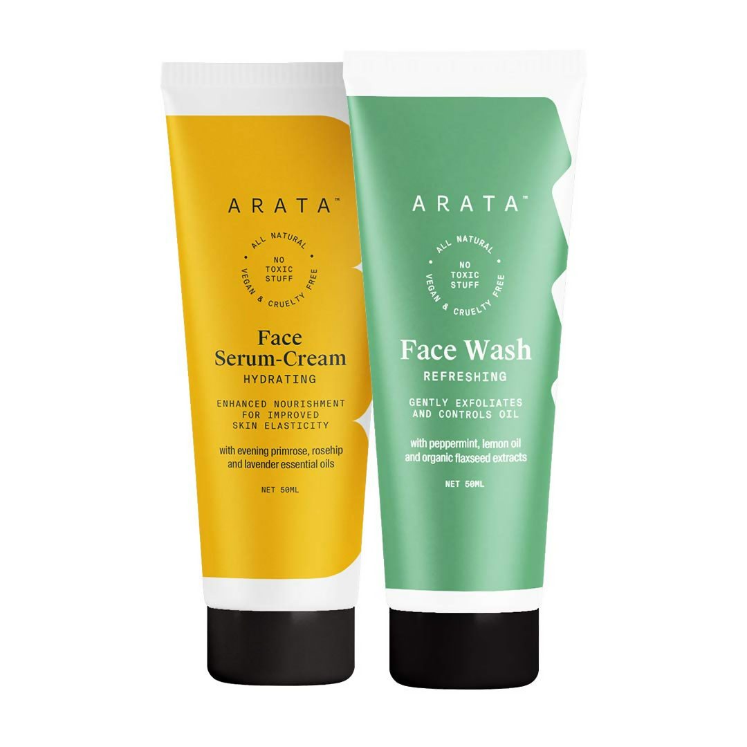 Arata Natural Anti-Aging Face Kit | Grocsy