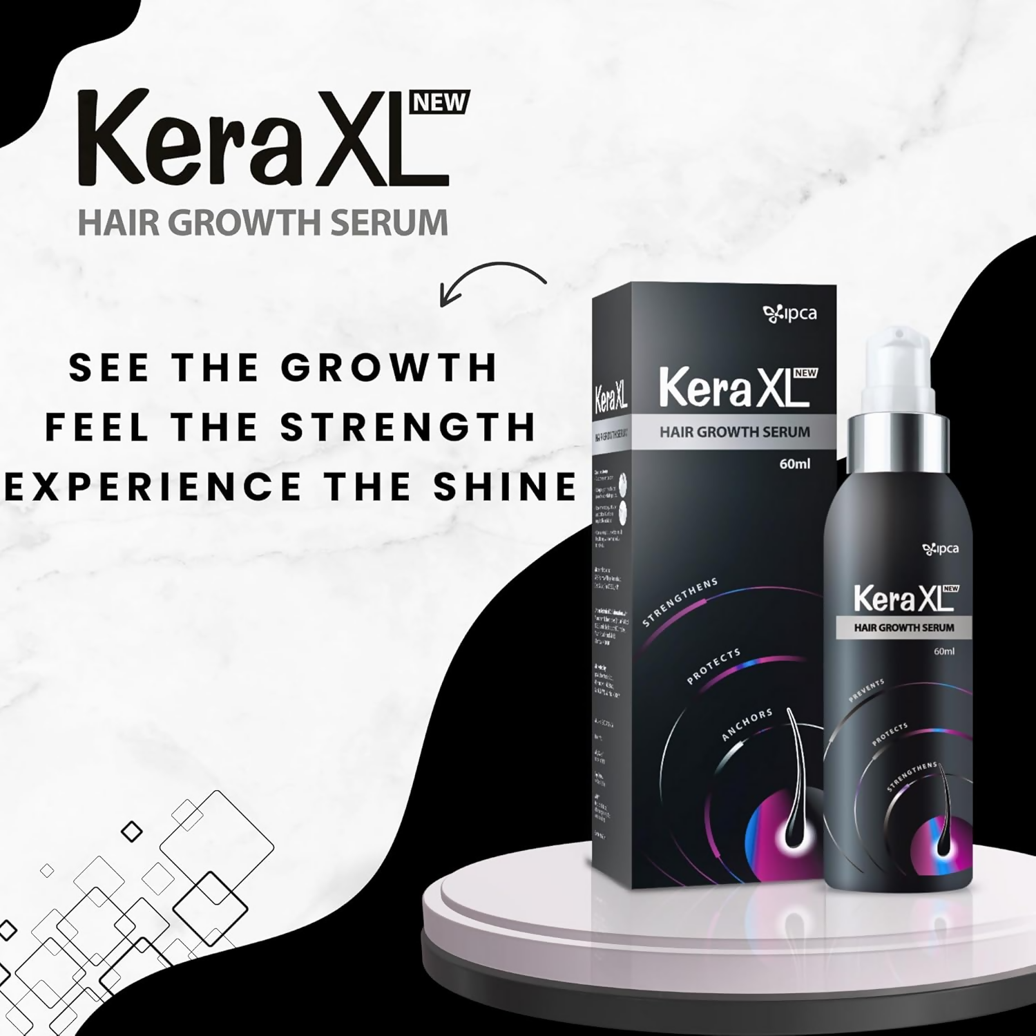 Ipca Kera XL Hair Growth Serum | Grocsy