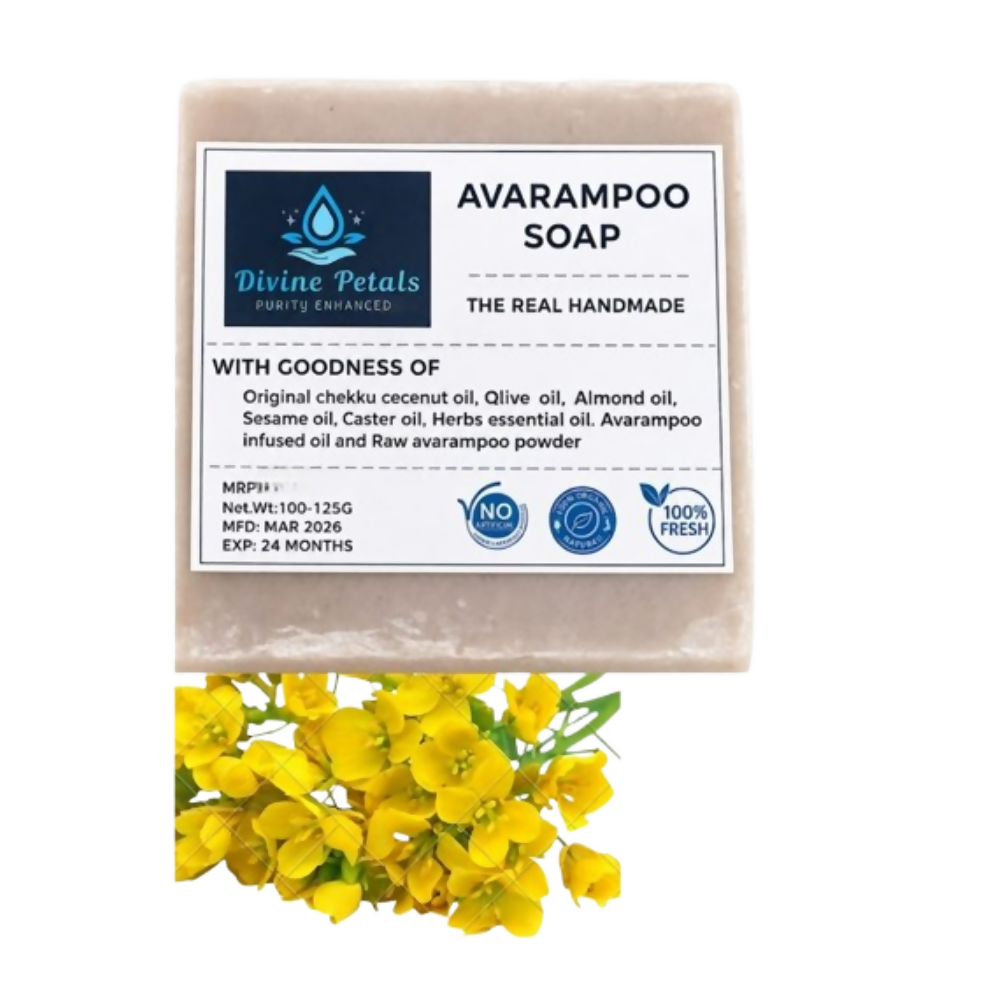 Divine Petals Avarampoo Soap | Grocsy