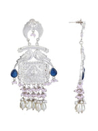 Joban Fashion Women Handcrafted Silver Tone Earrings | Grocsy
