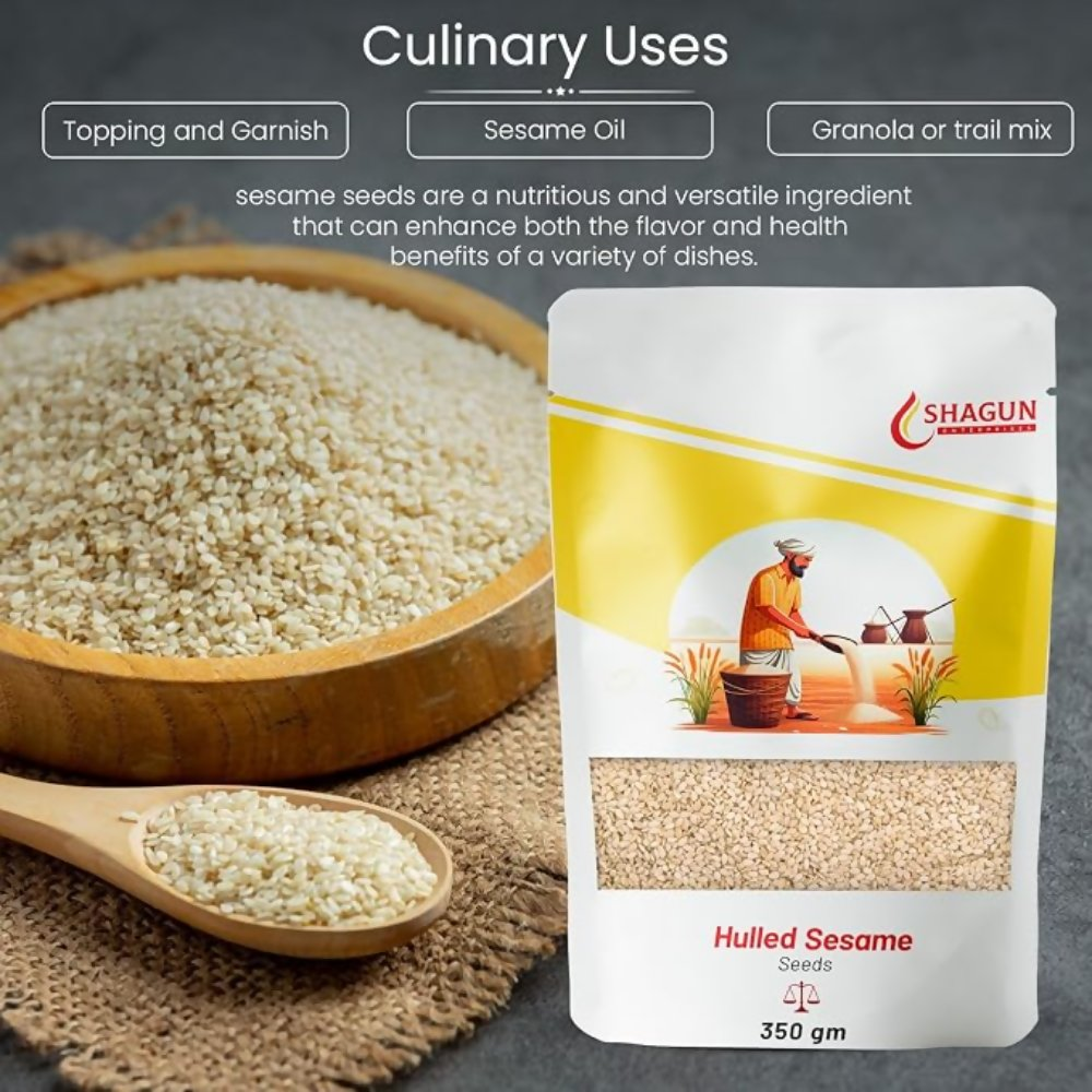 Shagun Hulled Sesame Seeds | Grocsy