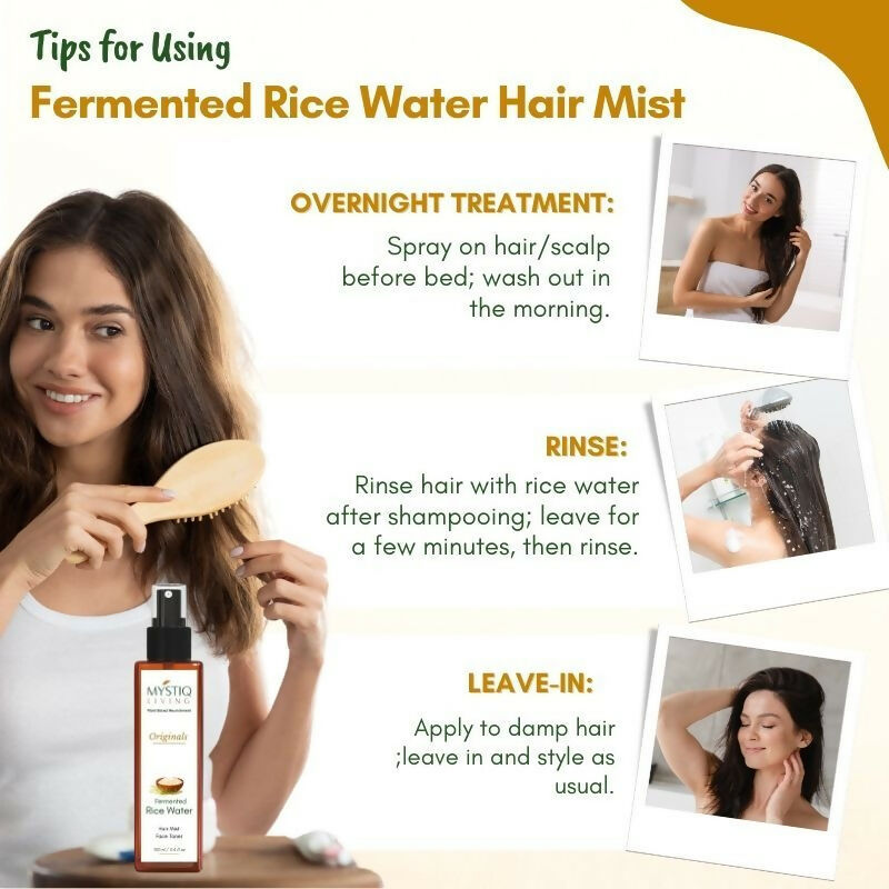 Mystiq Living Fermented Rice Water Toner Spray | Grocsy
