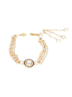 Designer kundan Rakhi - Ruby Raang | Grocsy