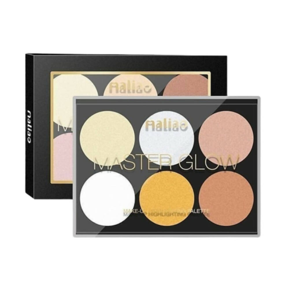 Maliao Professional High Definition Master Glow Makeup Highlighting Palette M157 Shade 2 | Grocsy
