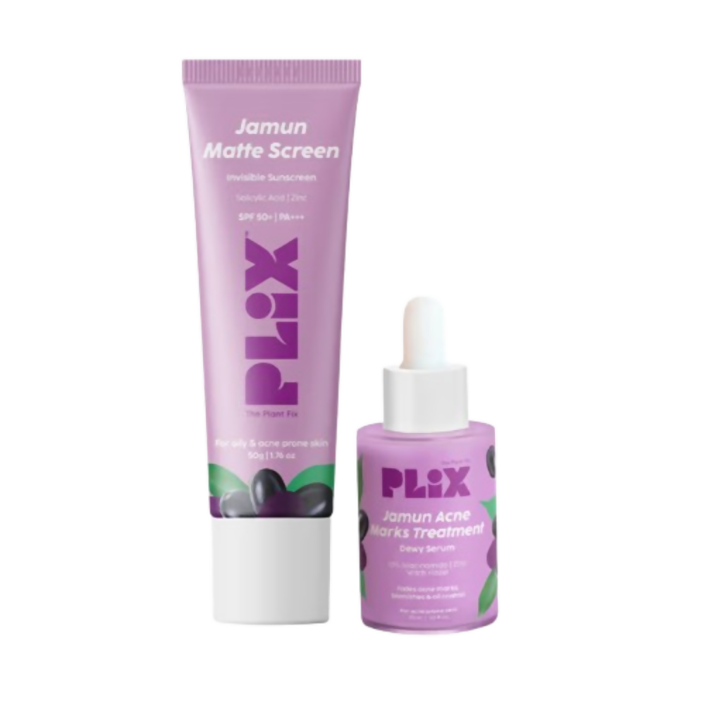 PLIX The Plant Fix 0.1% Salicylic Acid Mattifying Sunscreen SPF50+ PA+++ & Niacinamde Serum | Grocsy