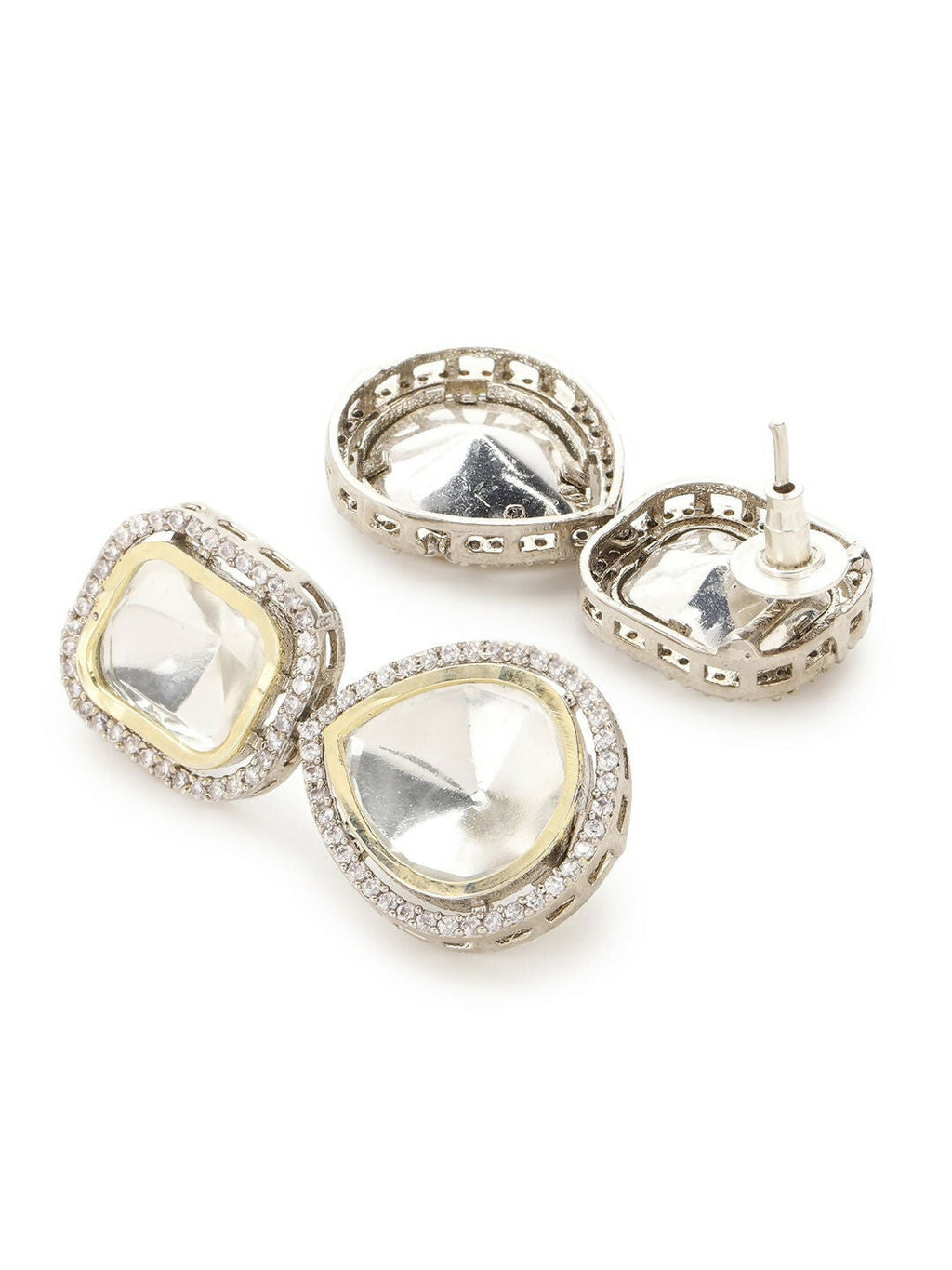 Duet Stone Earrings- Ruby Raang | Grocsy