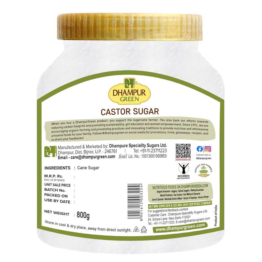 Dhampur Green Castor Sugar | Grocsy