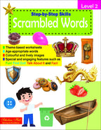Step By Step Skills Scrambled Words-2Tearble Colourful Worksheets) | Grocsy