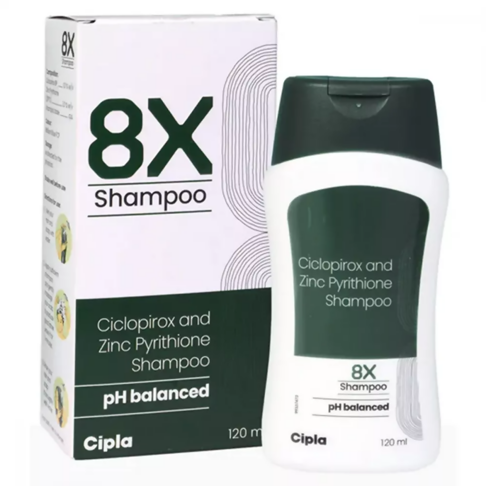 Cipla 8X Shampoo with pH Balanced | Grocsy