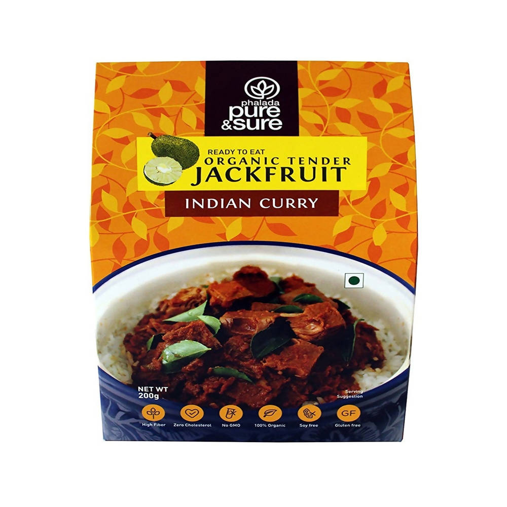 Pure & Sure Ready To Eat Organic Tender Jackfruit Indian Curry | Grocsy
