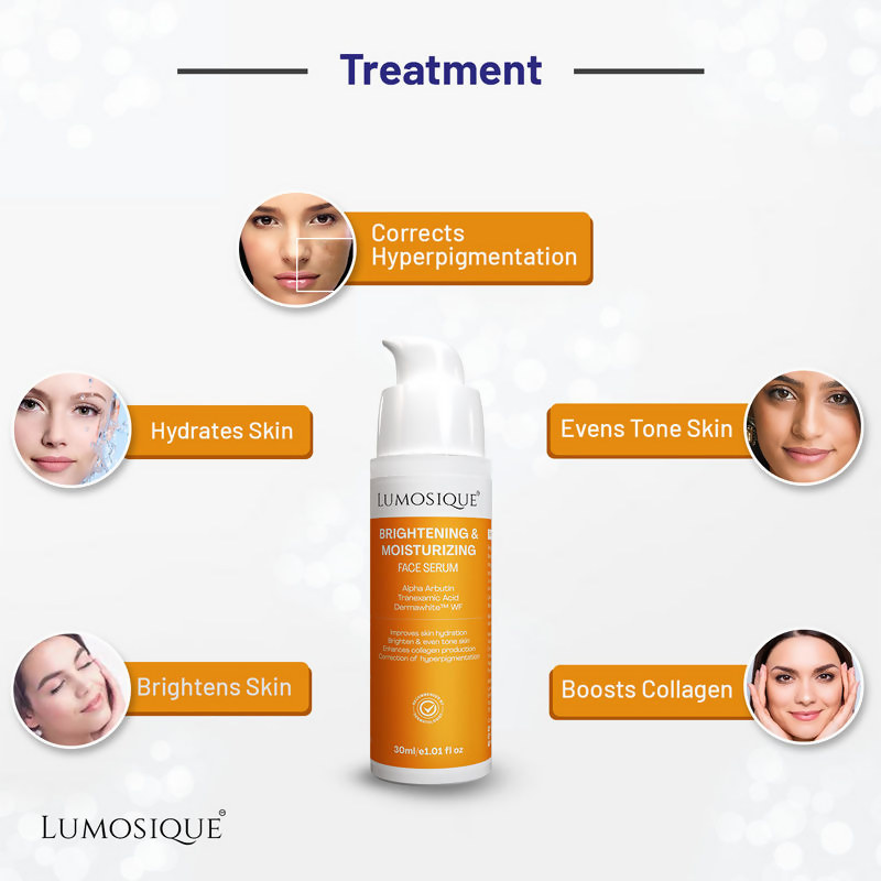 Lumosique Brightening And Moisturizing Face Serum | Grocsy