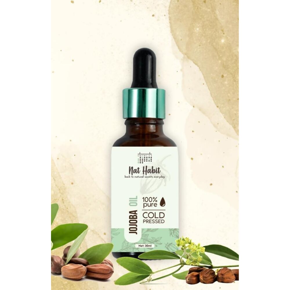 Nat Habit 100% Pure Cold Pressed Jojoba Oil | Grocsy