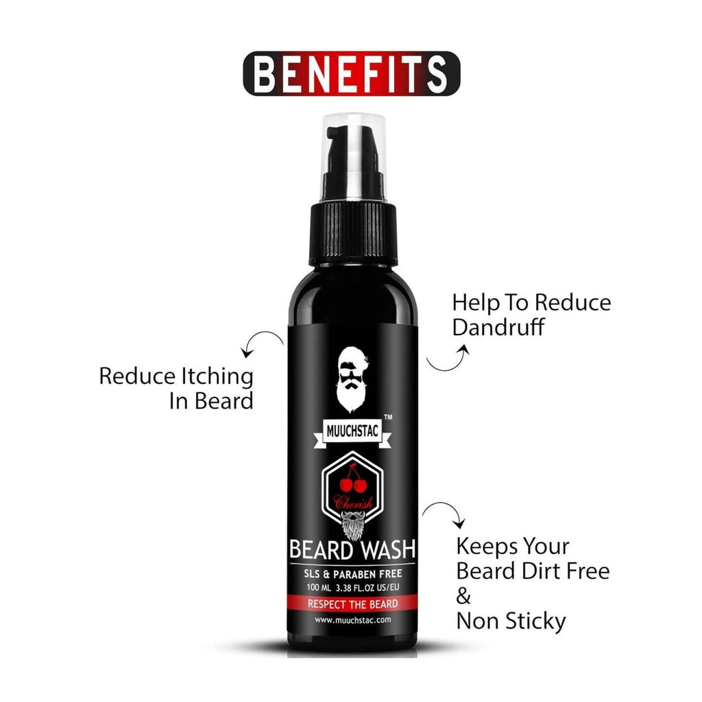 Muuchstac Cherish Beard Wash | Grocsy