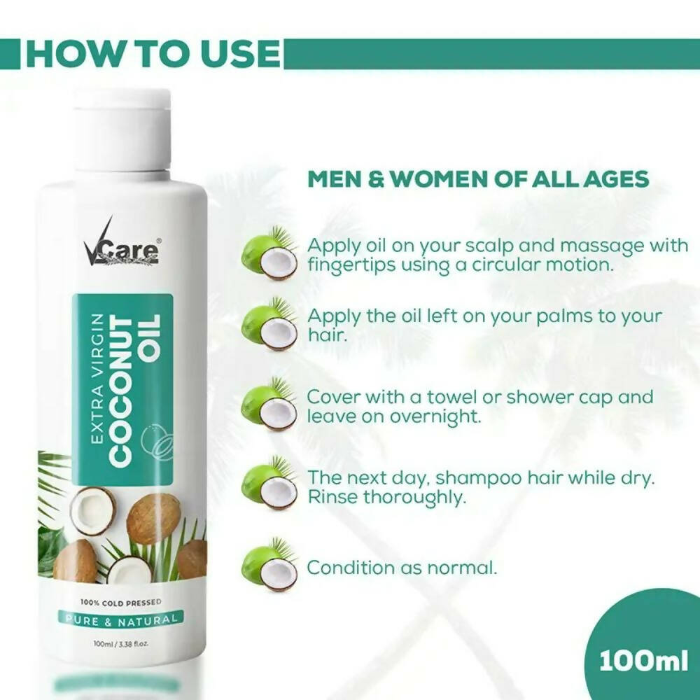 VCare Cold Pressed Extra Virgin Coconut Oil | Grocsy