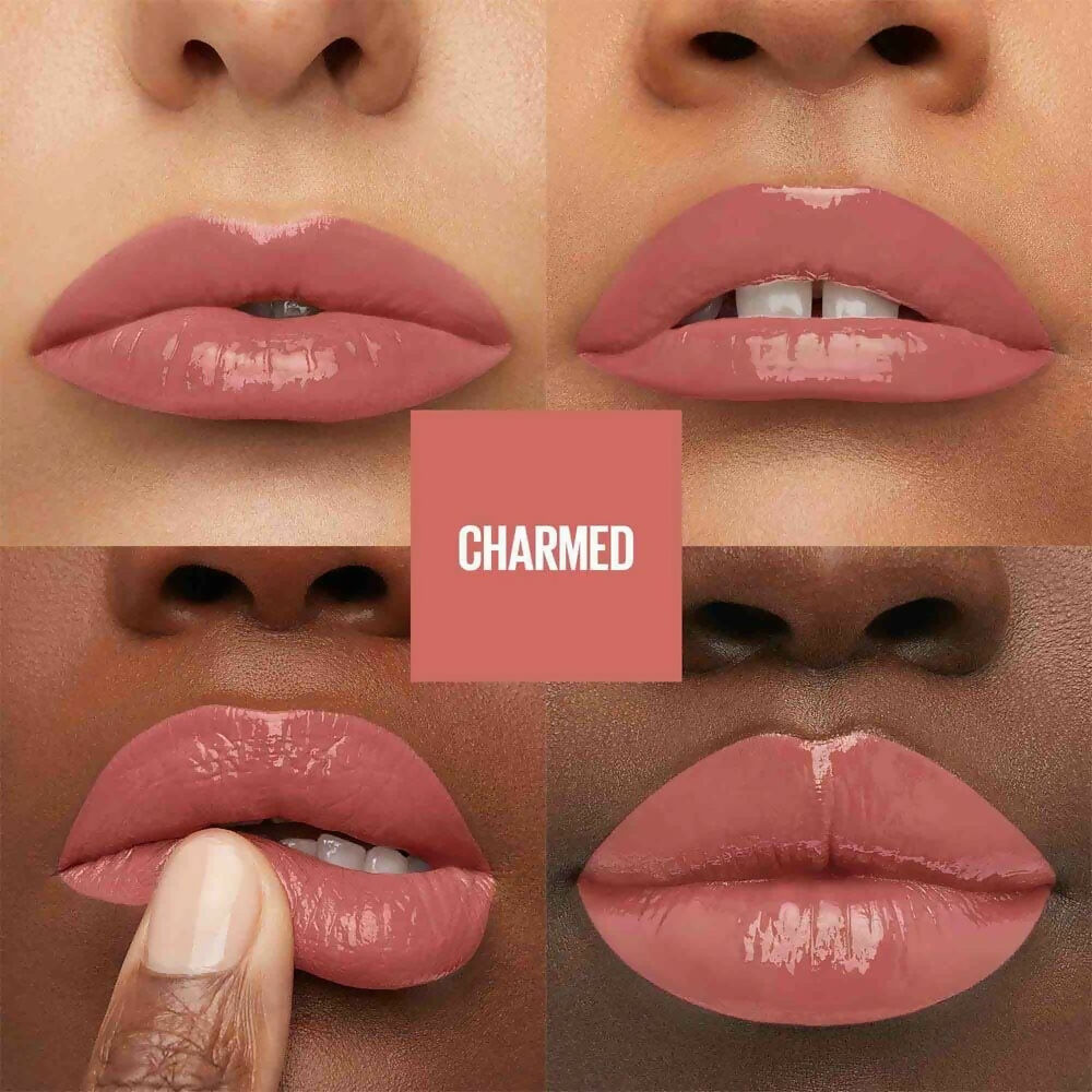 Maybelline New York Super Stay Vinyl Ink Liquid Lipstick, Instant Shine Lasts Up To 16H - Charmed | Grocsy