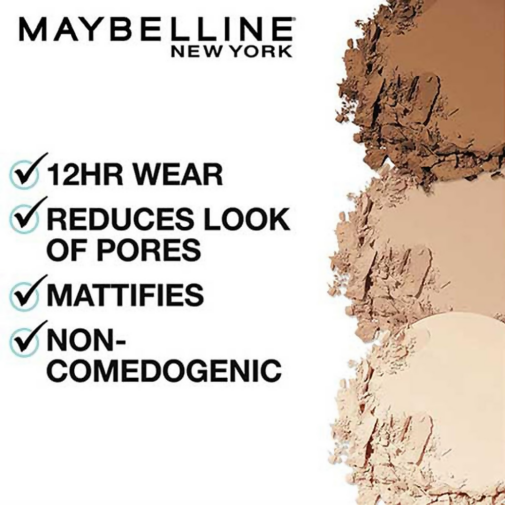 Maybelline New York Fit Me Matte Poreless Pressed Face Powder - True Beige 222 | Grocsy