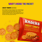 Knacks Coin Khakhra Crisps - Cheesy Tomato Flavour | Grocsy