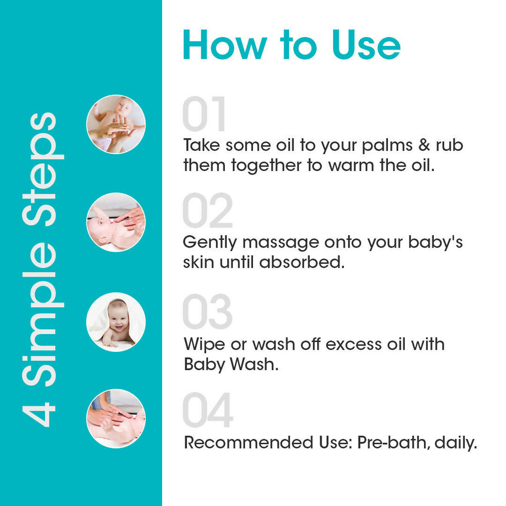 TAC - The Ayurveda Co. Dashapushpadi Ayurvedic Baby Massage Oil | Grocsy
