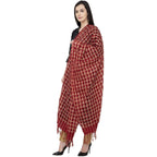 A R Silk Golder Box Regular Dupatta Color Mehroon Dupatta or Chunni | Grocsy