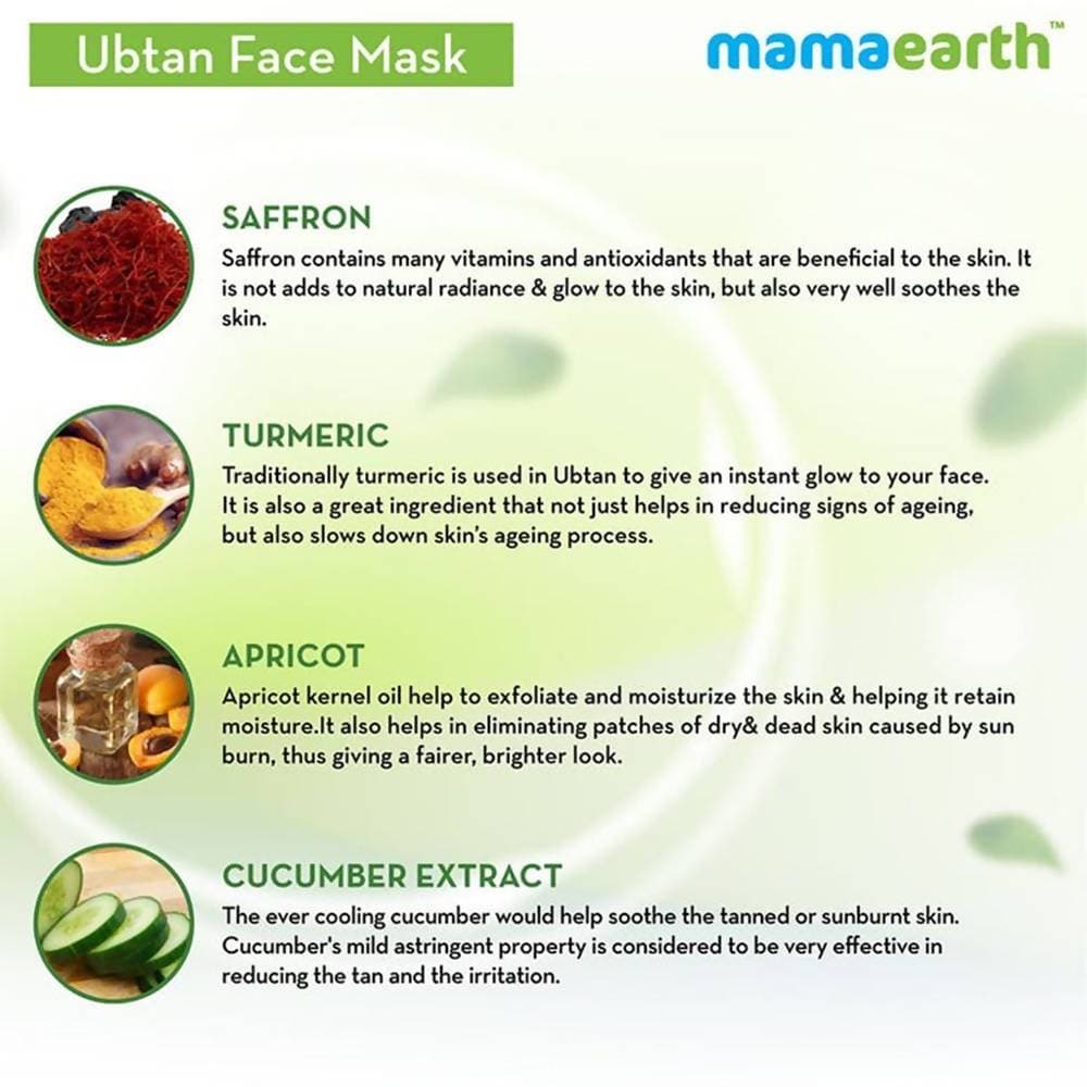 Mamaearth Ubtan Face Mask | Grocsy