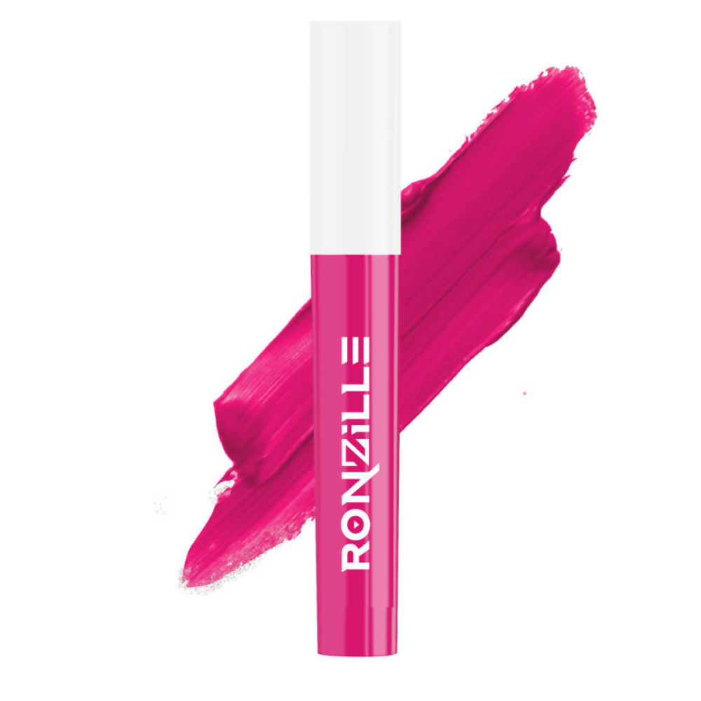 Ronzille Non Transfer Matte Liquid Lipstick Plus Lip Gloss - Blush And Pinks | Grocsy