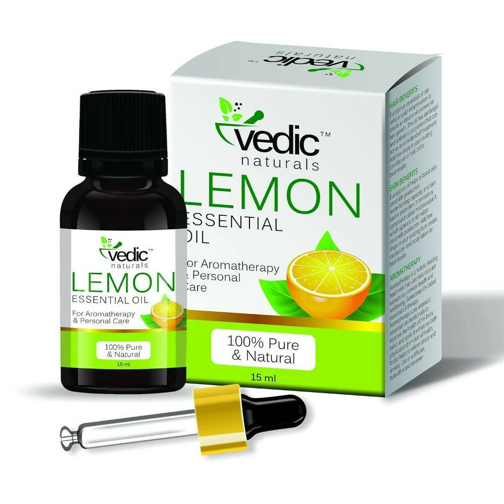 Vedic Naturals Lemon Essential Oil | Grocsy