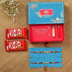 American Diamond Rakhi Set & KitKat Chocolates | Grocsy