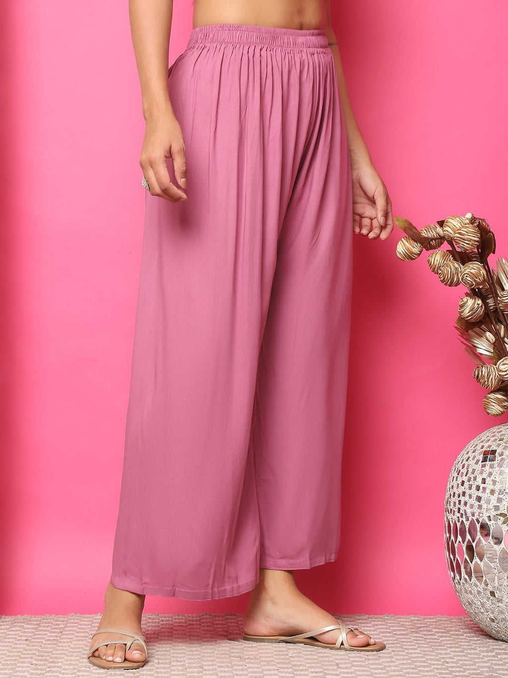 TAG 7 Women Flared Palazzos | Grocsy