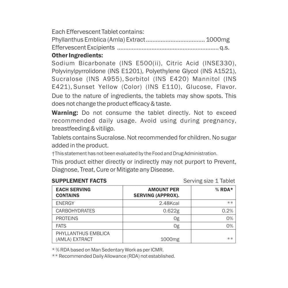 Azafran Actives Organic Gooseberry Tablets | Grocsy