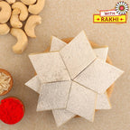 Holy Shiva Rakhi and Kaju Katli Box | Grocsy