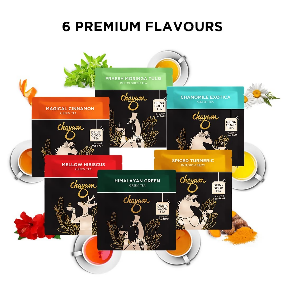 Chayam Green Tea Gift Box | Grocsy