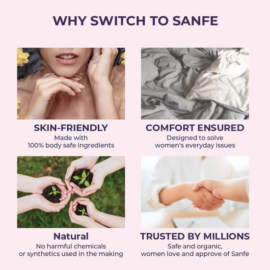 Sanfe Lavender & Chamomile 3 In 1 Intimate Wash | Grocsy