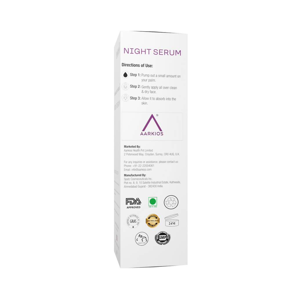 Flawless Finesse By HealthAid Night Serum | Grocsy