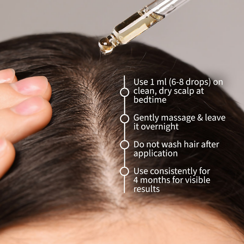 Oziva Advanced Hair Growth Serum to Rebalance Scalp Microbiome | Grocsy