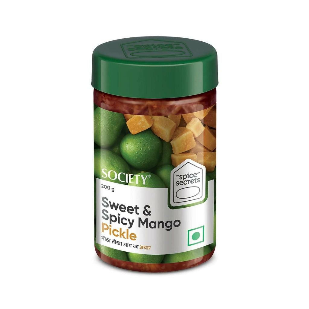 Society Sweet & Spicy Mango Pickle Jar | Grocsy