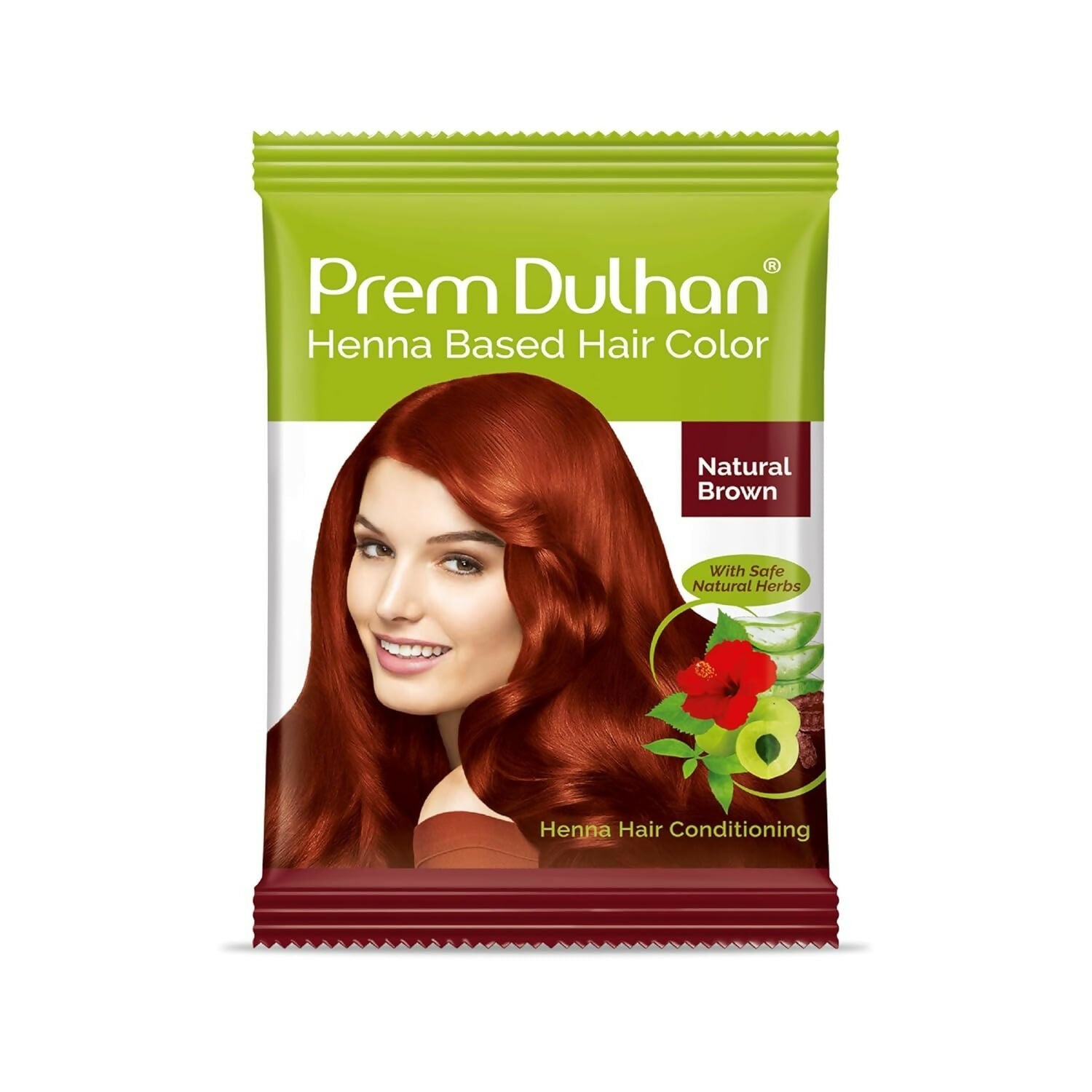 Prem Dulhan Natural Brown Henna Based Hair Color | Grocsy