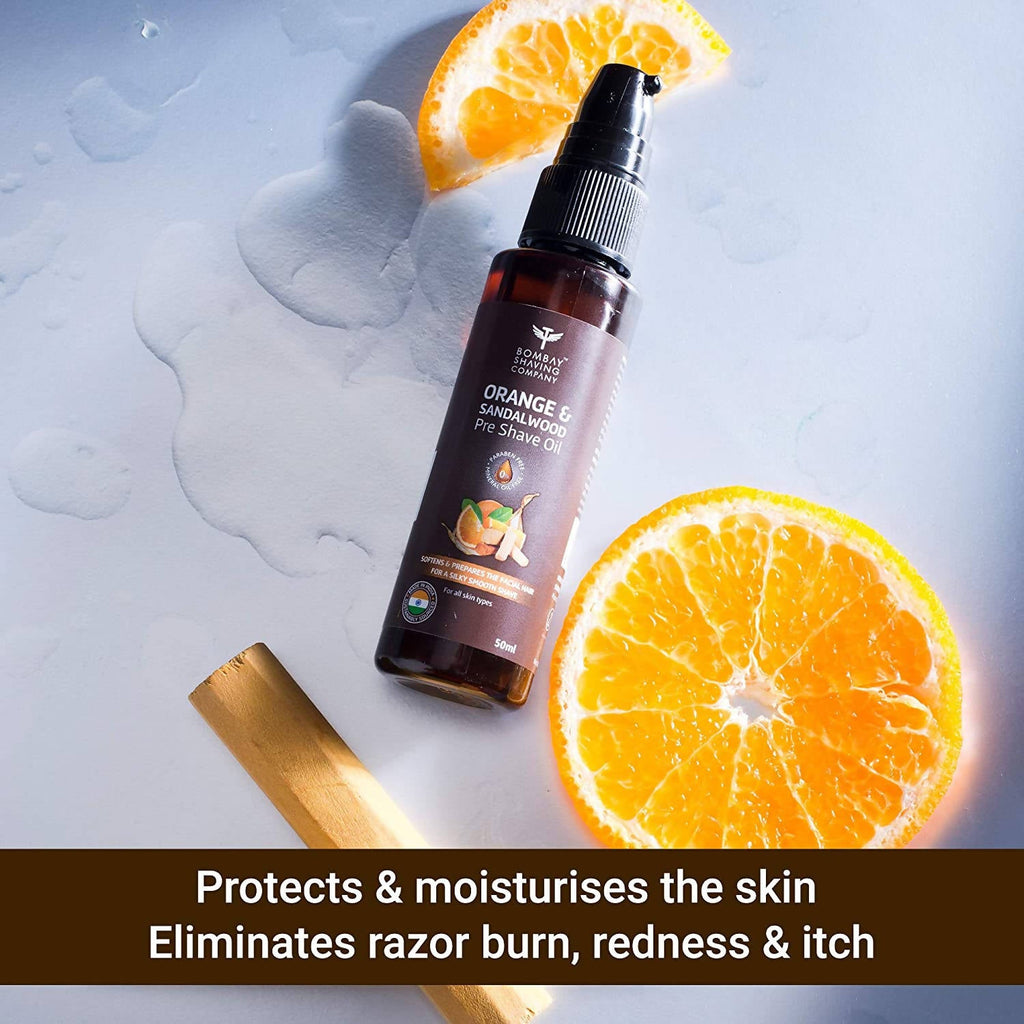 Bombay Shaving Company Orange & sandalwood Pre Shave Oil | Grocsy