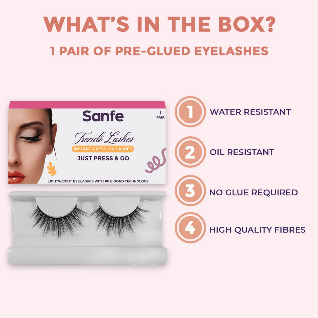 Sanfe Instant Press On Lashes P04 | Grocsy