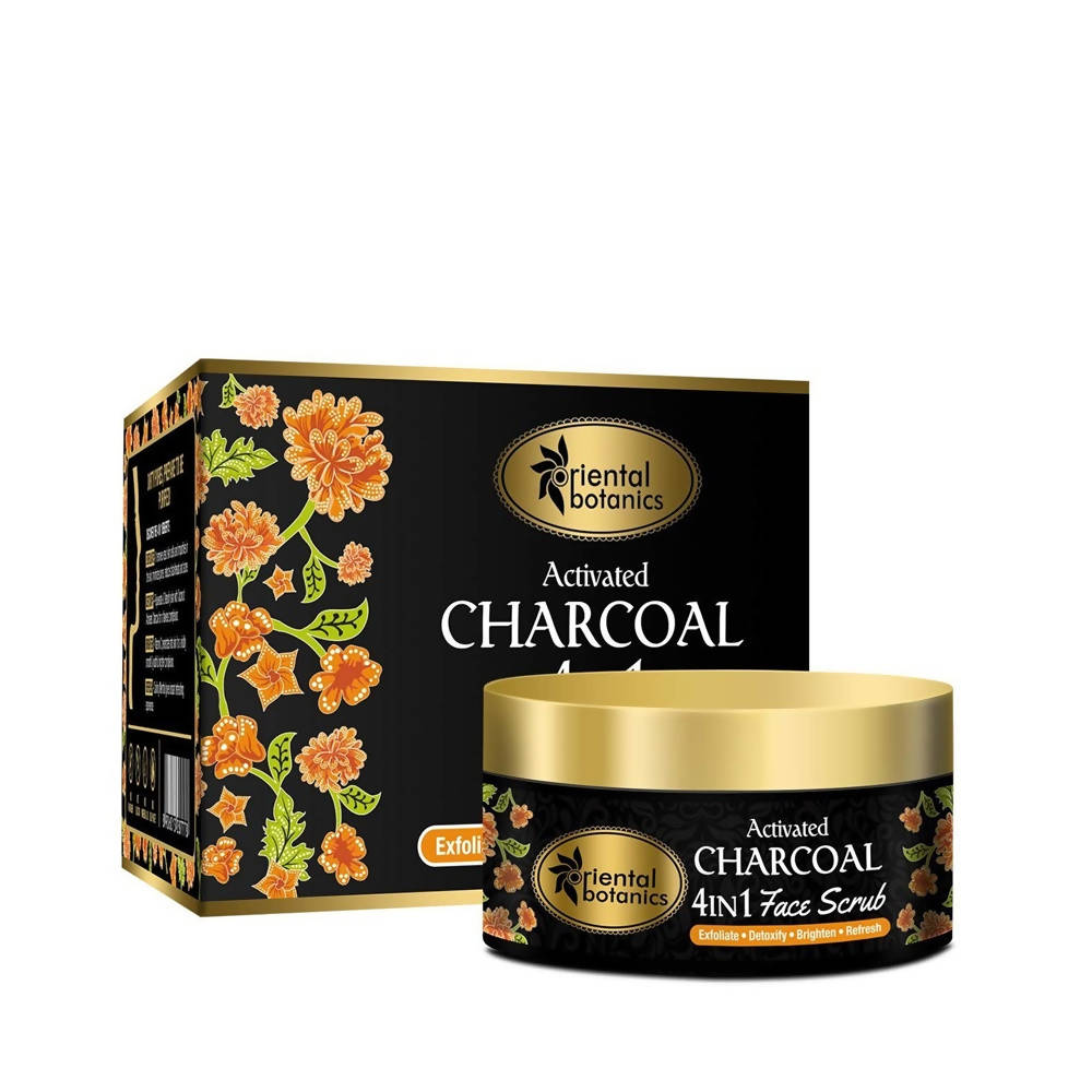 Oriental Botanics Activated Charcoal 4 IN 1 Face Scrub | Grocsy