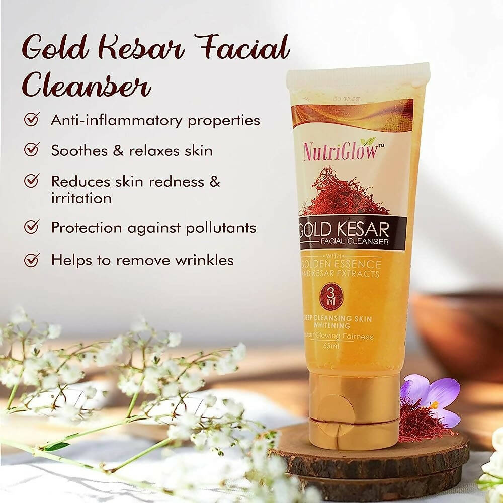 NutriGlow Gold Kesar Face Wash | Grocsy