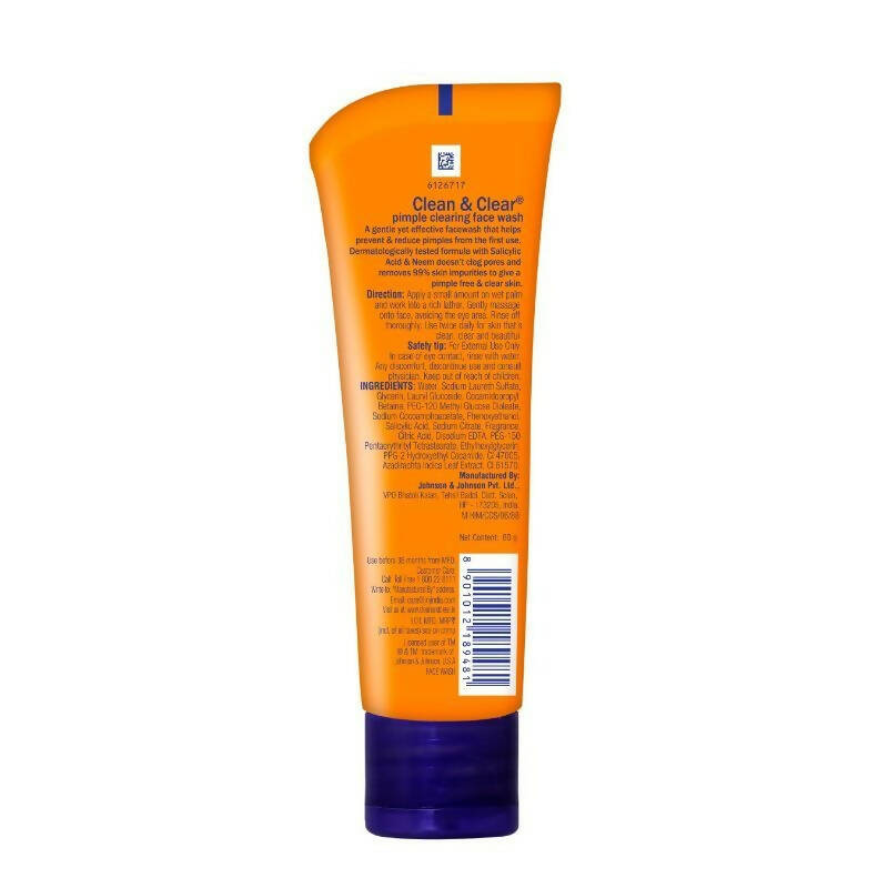 Clean & Clear Pimple Clearing Face Wash | Grocsy