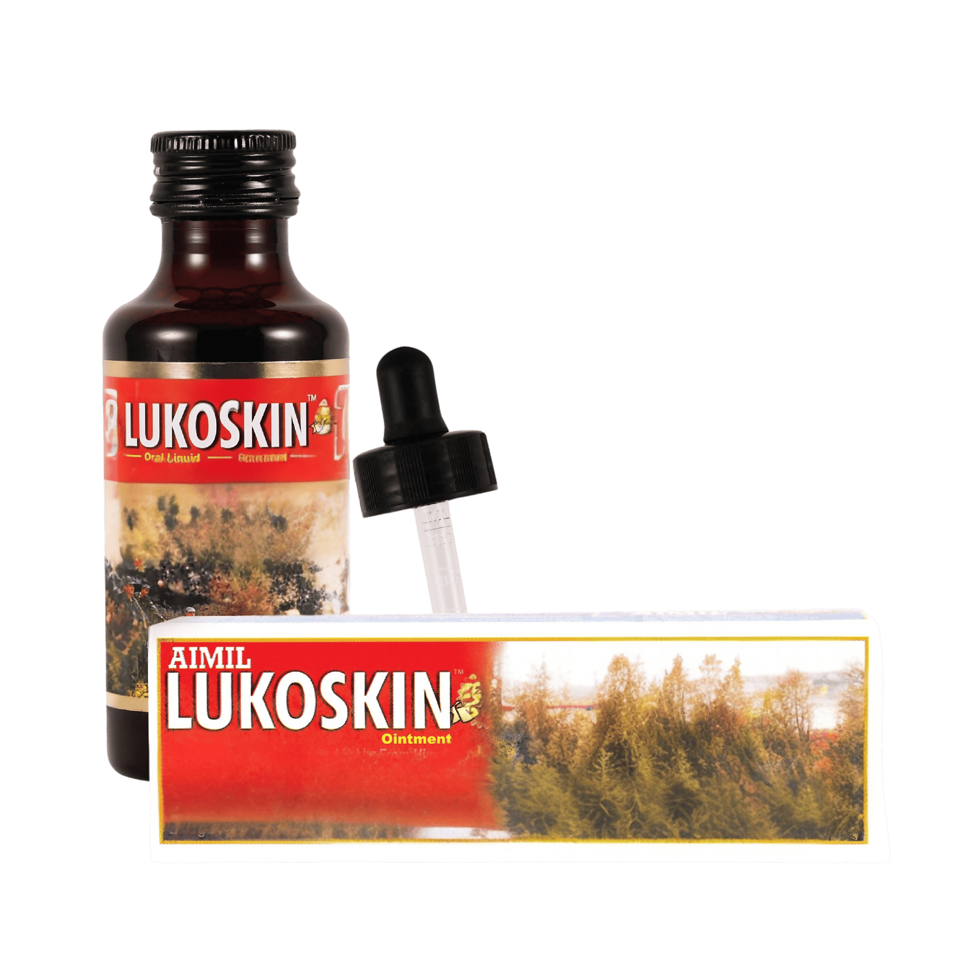 Aimil Lukoskin Combo - Ointment + Oral Liquid | Grocsy