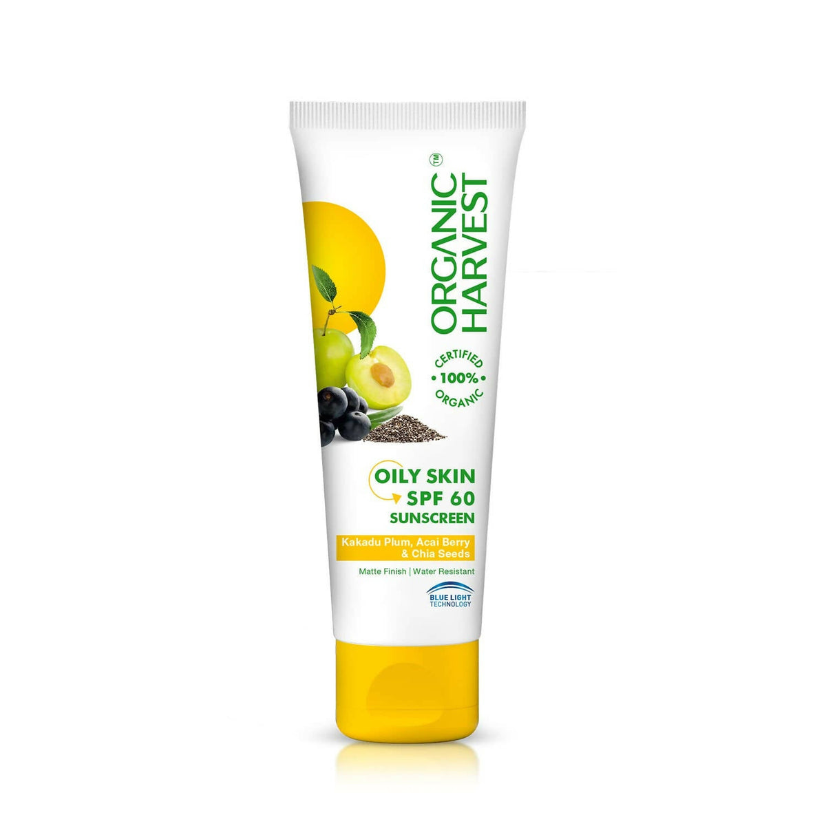 Organic Harvest Sunscreen - For Oily Skin SPF 60 | Grocsy