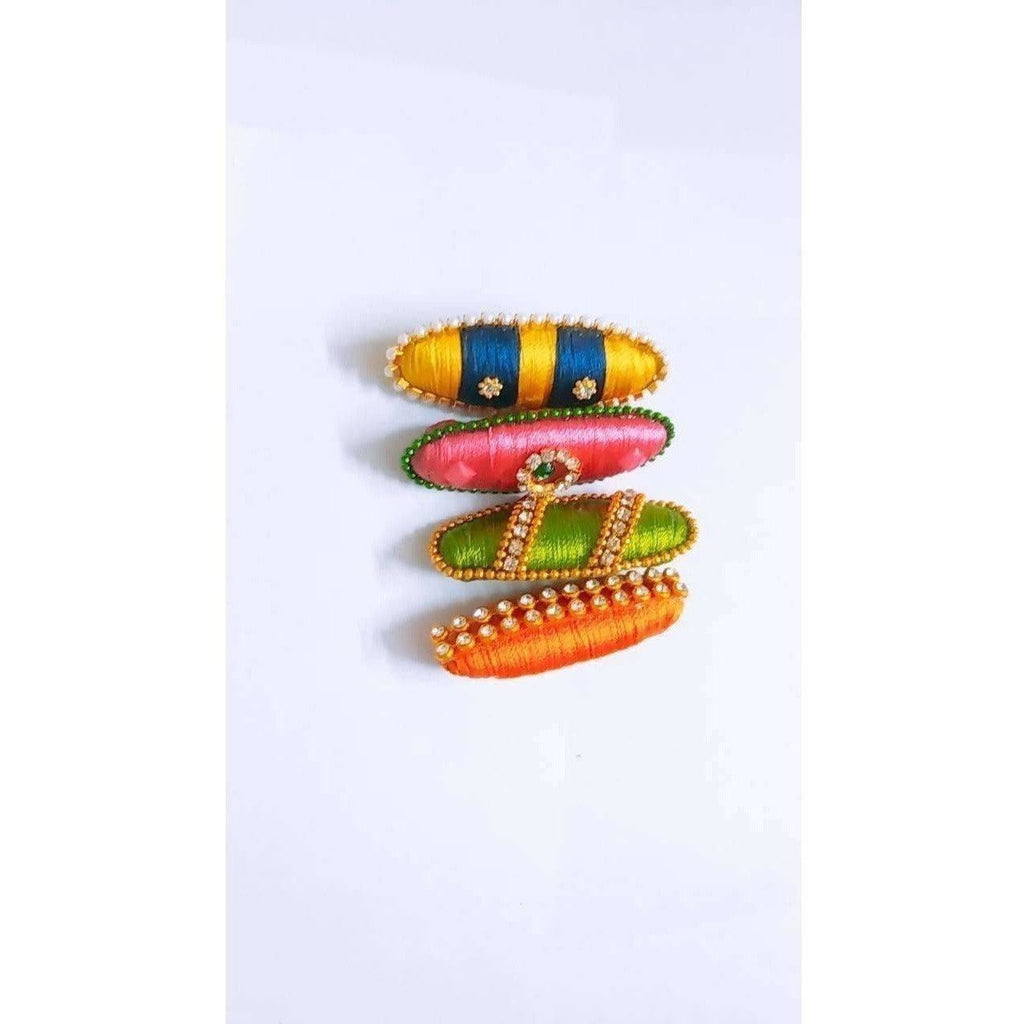 Saree Pins - Set of 4 | Grocsy