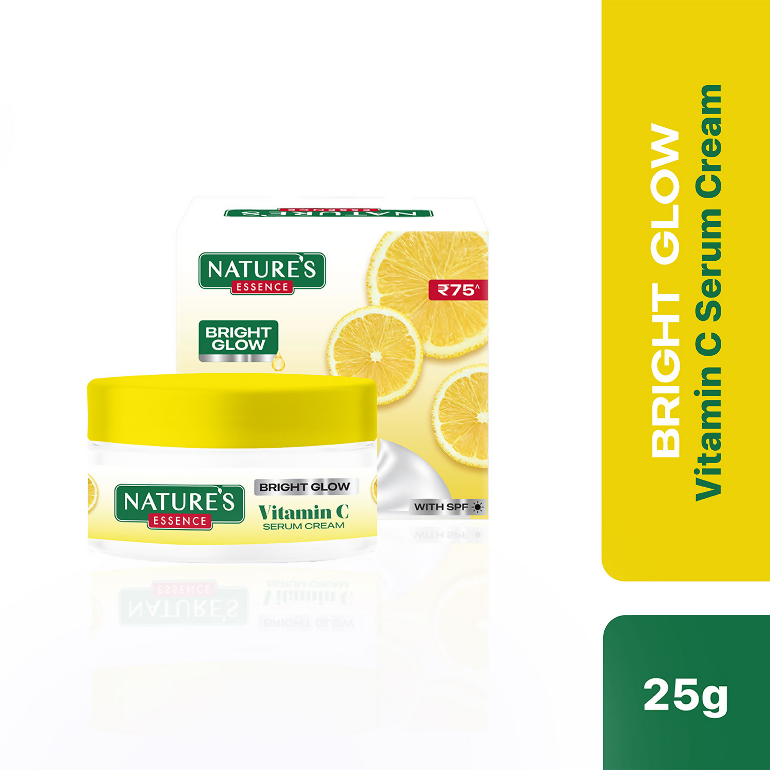 Nature's Essence Bright Glow Vitamin C Serum Cream | Grocsy