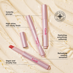 Gush Beauty Hybrid Gloss Butter Balm High Shine & Hydrating - Blood Orange | Grocsy