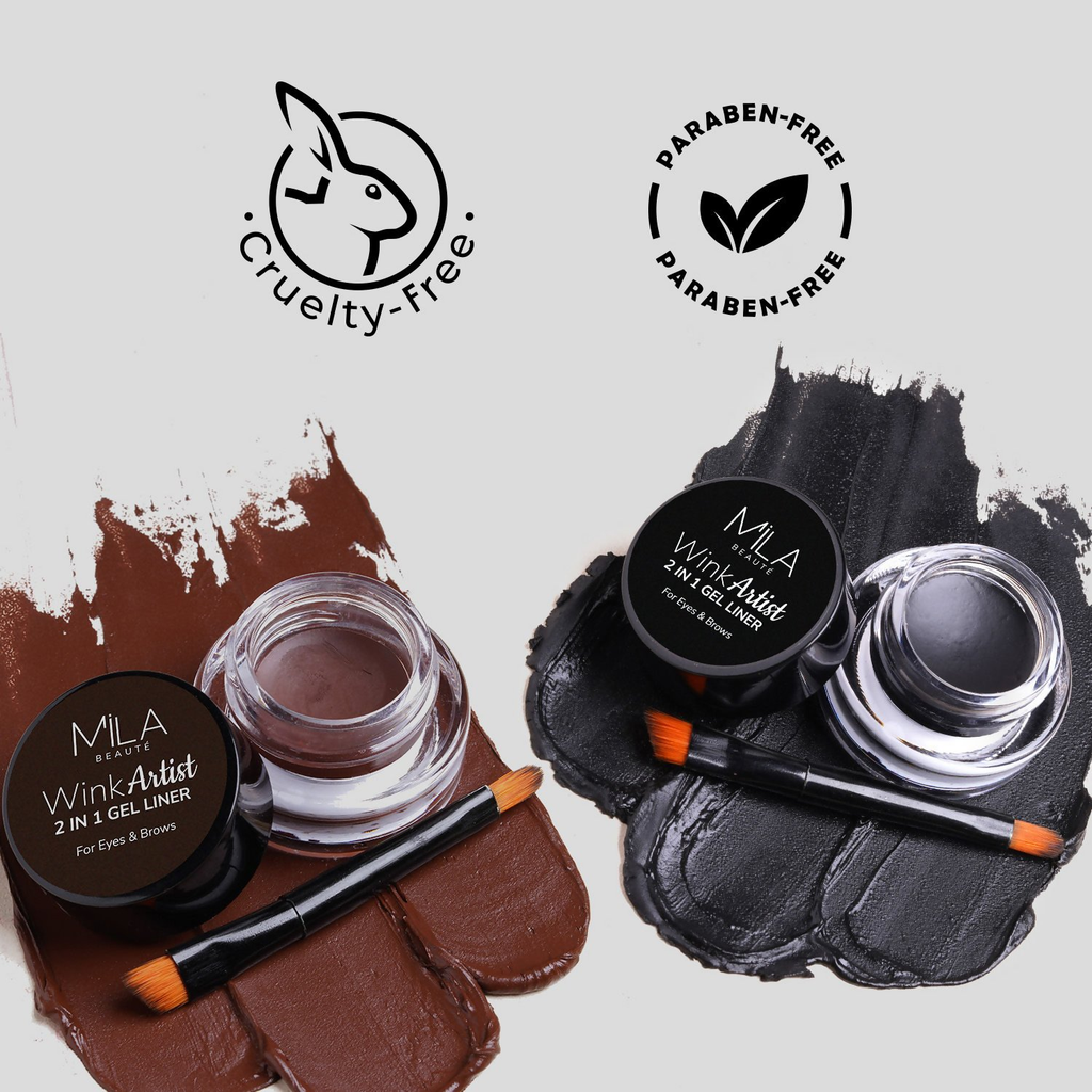 Mila Beaute Wink Artist 36Hr Smudge Proof & Waterproof Gel Eyeliner - Brown | Grocsy
