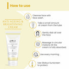 Globus Naturals Hyaluronic Acid & Vitamin C Anti Ageing Face Cream | Grocsy