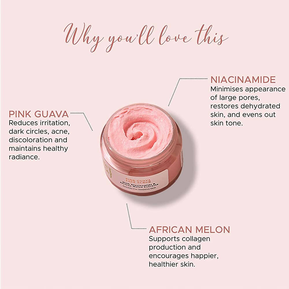 PureSense Pink Guava Face Scrub | Grocsy