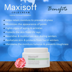 Maxisoft Cold Cream Vitamin E Glowing and Moisturized Skin | Grocsy